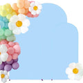 HAINARverS Set of 3 Stretchy Arch Backdrop Covers, Baby Blue, 6/6.6/7.2FT by HAINARverS