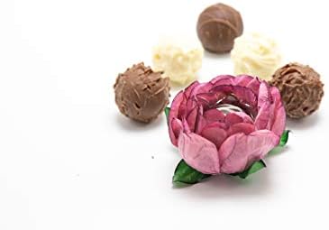 Handmade Paper Truffle Cups | Liners | Wrappers | Fominhas | Candy Cups | Forminhas de Brigadeiro - Pack of 30 (Paper, Peony Dusty Rose) - Image 3