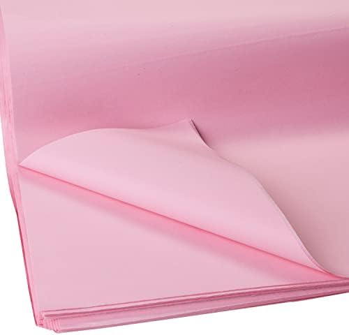 Jillson Roberts Bulk 480-Sheet Count 20" x 30" Recycled Tissue Paper Available in 30 Colors, Pastel Pink by JillsonRoberts