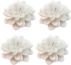 Giftsupstore Wedding Favor Guest Bulk – 50 Set of Scented Lotus Shaped Candle Party Favors – Custom Baby Shower Gifts, Bridal Shower & Personalized Bachelorette Party Favors for Adults - White by GiftUp