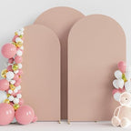 Wokceer Arch Backdrop Cover Nude Arch Covers Stretchy 7.2FT,6.6FT,6FT by Wokceer