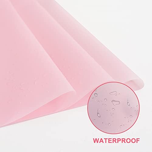 BEISHIDA 100 PCS Pink Floral Wrapping Paper-Matte Waterproof Flower Wrapping Paper Bouquet for Florist Supplies, DIY Crafts, Gift Packaging, Wedding, Birthday Gift - Image 3