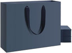 YACEYACE Navy Blue Gift Bags Bulk, Large Size 12.5"x4.5"x11" Navy Blue by YACEYACE
