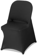 VEVOR Chair Covers, Polyester Spandex Chair Cover, Stretch Slipcovers for Wedding Party Dining Banquet Flat-Front Chair Covers (Black-c, 150PCS) by VEVOR