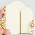 Wokceer Arch Backdrop Cover 8FT,7.2FT,6.6FT Ivory Arch Covers Stretchy by Wokceer