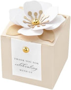 FEIYI 20 PCS Favor Boxes, Champagne Candy Boxes 2.55x2.55x2.55 by FEIYI