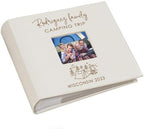Personalized Photo Album, Custom Engraved Picture Album, Holds 200 4" x 6" Photos, Leatherette and Laser Engraved Scrapbook, Camping Trip by GiftsForYouNow