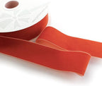 2" Velvet Ribbon Single Sided Soft Plush Luxury Craft Trim for Hair Bows Sewing Gift Wrapping Decorations Floral Arrangements and DIY Projects (Burnt Orange, 25 Yards) - Image 3