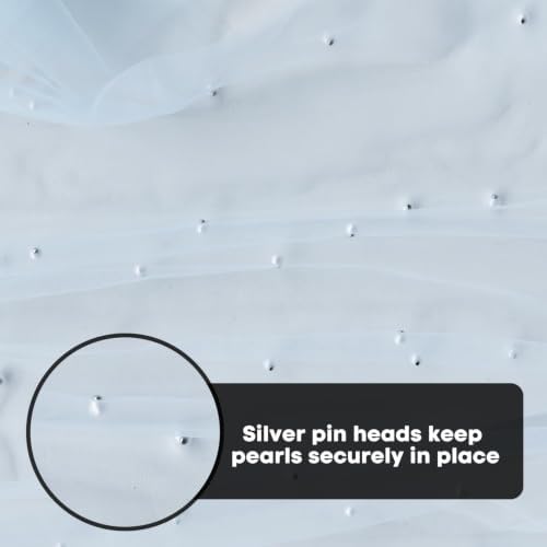 Artoid Mode 10-Pack Pearl Blue Gauze Table Runner 10FT Home Decor - Image 7