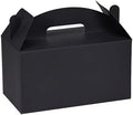 30 Pcs Large Party Favor Boxes, 9.45x5x5 Inch Black Treat Boxes, Gable Boxes Candy Boxes Goodie Boxes Paper Gift Boxes with Handles for Kids Birthday Party Decoration Baby Shower Wedding by AOSRIC