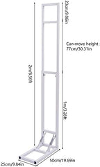 Wedding Arch Backdrop Stand, White Wedding Arches for Ceremony Square Balloon Arch Stand Garden Arbor Frame for Wedding Birthday Party Baby Shower Photo Booth Background Decoration - Image 2