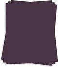 Recycled Dark Purple Card Stock - 8 1/2 x 11 - Heavyweight 111lb Cover - 25-Pack by LCIPaper