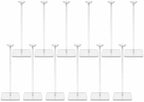 12 Pack 15.75 Inch Clear Acrylic Balloon Stand Kit for Table Centerpieces by Unknown