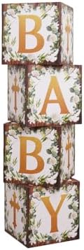 Decorative Balloon Boxes with Letters Easy Installation Blocks Box for Birthday Party Wedding Baby Shower Decorations by Unknown