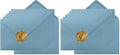 100 Pieces A6 Envelopes 4x6 Dusty-Blue, 6 1/2 x 4 3/4 Inches (Pack of 2) by Toperd