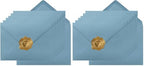 100 Pieces A6 Envelopes 4x6 Dusty-Blue, 6 1/2 x 4 3/4 Inches (Pack of 2) by Toperd
