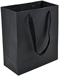 HUAPRINT Black Medium Gift Bags with Handles, 30 Pack, 10x4.5x11 IN by HUAPRINT