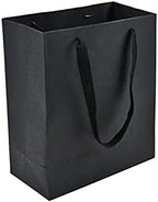 HUAPRINT Black Medium Gift Bags with Handles, 30 Pack, 10x4.5x11 IN by HUAPRINT