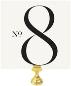 Modern Square Table Numbers, Single Sided 5x5 Modern Design, Black Matte Ink, Numbers 1-25 Plus 3 Bonus Signs for Your Wedding, Reception, Anniversary, or Any Celebration! (Black, 5x5) by WeekendPaperCo