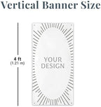 Let's Make Memories Personalized Banner for Any Occasion - Birthday Party, Retirement, Shower, Etc - Create Your Own Custom Banner - Party Decorations - Indoor/Outdoor Vinyl - Blue - 8ft - Image 6