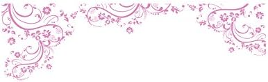Soft Pink Color Swirl Flower Floral Wall Decal Design #262A (100" X 29") #262A - Image 2