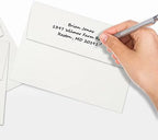 LUXPaper A7 Invitation Envelopes | Peel & Press | 5 1/4" x 7 1/4" | Natural White | 80lb. Text | 100% Cotton | 500 Qty - Image 6