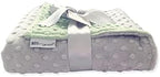 MEG ORIGINAL Minky Dot Baby Blanket Green/Gray (Crib (30 x 51 in)) - Image 4