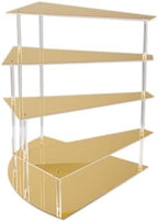 Efavormart 4-Tier Gold Spiral Cupcake Stand Mirror Finish Stairway Dessert Display, Elegant Vanity Storage Perfume Organizer Holder - 17" Tall - Image 7