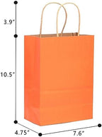 qiqee 64-Packs Paper Bags with Handles Bulk 7.6"x4.75"x10.5" Medium Gift Bags 16 Different Senior Color Bags Multiple Uses（Medium Size） - Image 5