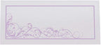 Scribble Vintage Swirl Place Cards, Lavender, Set of 150, Pre-cut and Score - Image 3