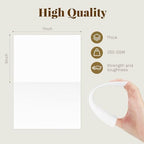 100 Pack Goefun Blank White Cards and Envelopes 5x7 with Clear Cello Bags - Image 2