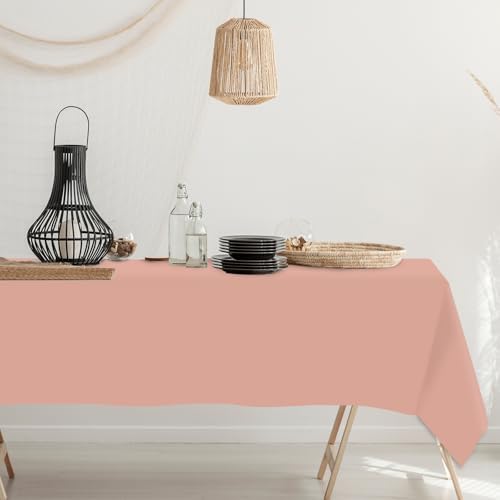 Whaline 16 Pcs Boho Brown Plastic Tablecloth 4 Brown Colors Rectangle Table Cover Waterproof Skin Colors Table Cloth for Party Tables Decoration Supplies, 54 x 108 Inch - Image 5