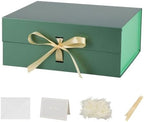Large Gift Boxes with Lids 5 Pcs 13X11X5.3 In Green Magnetic Gift Box Large by Unknown