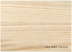 Stephan Baby Keepsake Box Pine Wood Memory Storage Case for Time Capsule Notes Gift 7" x 10", You are Loved - Image 4