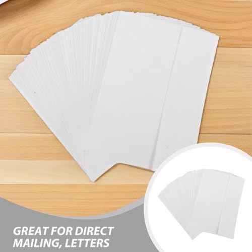 80pcs White A7 Envelopes: Paper Mailings Pouch Self-Sealing Invitations Envelopes- Weddings Graduation Baby Shower Supplies - Image 6