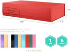 PACKHOME Extra Large Red Gift Box 17.5x11.3x4.3in with Magnetic Lid - Image 2