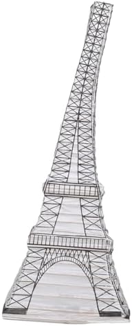 Eiffel Tower Paper Lantern White Hanging Accent Decorative by Unknown