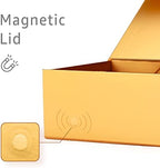 Gold Birthday Gift Box with Magnetic Lid for Presents, 13.85"x8.35"x4.45" - Image 3