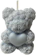 12 Baby Shower Favors Bear Scented Handmade Bear Shaped Candles Bulk for Baby Shower Boys Girls Wedding Gender Reveal Party Guest (Blue,Pink) - Image 2