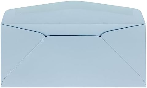 JAM PAPER #10 Business Premium Envelopes - 4 1/8 x 9 1/2 - Baby Blue - 100/Pack - Image 2