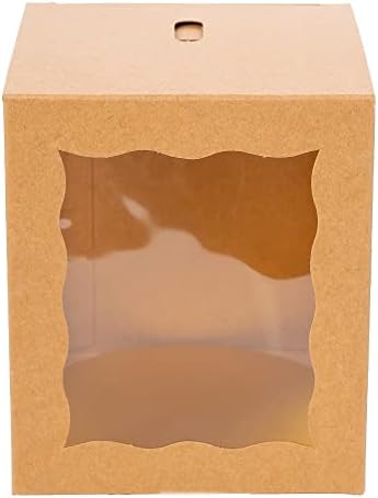 Dulcet Delights Candy Caramel Apple Boxes - For Caramel Apples, Candy Apples, Cookies and Chocolate - Gift Boxes for wedding, party, Baby Shower - Set of 25 - Brown - Image 3