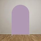 Purple Butterfly Kisses Arch Backdrop Cover Double-Sided Arch Frame Stretchy Cover for Pink Butterfly Birthday Party Girls Baby Shower Decorations (3X5ft,G-3342) - Image 2