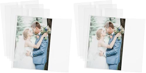 Vellum Paper 5x7 Pre-Folded - Goefun 120 Sheets Vellum Jackets for 5x7 Invitations 115GSM Translucent Paper for Invitations Wraps, Greeting Cards, Envelope Liners, Wedding, Baby Shower (Pack of 2) by Goefun