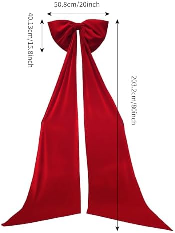 Luxury Giant Velvet Bow Decor Oversized Wall Bow Decorations Bow Decorative for Room Wall Party Birthday Backdrop Baby Shower Decor Front Door Patio Outdoor Wedding Arch - Image 7