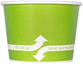 Karat [12oz - 1000 ct] Paper Ice Cream Cups & Soup Bowls for Hot/ Cold Food - Ideal for Soup, Ice Cream, Gelato, Yogurt and Snacks - Green by Karat