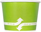 Karat [12oz - 1000 ct] Paper Ice Cream Cups & Soup Bowls for Hot/ Cold Food - Ideal for Soup, Ice Cream, Gelato, Yogurt and Snacks - Green by Karat