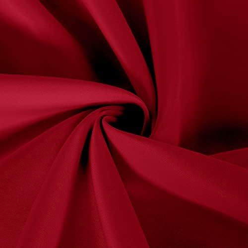 sancua 2 Pack Red Tablecloths 60x120 Inch for 8 Feet Rectangle Tables - Image 6