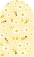 Honey Bee Arch Stretchy Fabric Covers for Birthday Party Flowers Arched Backdrop Cover Baby Shower Wedding Props(Cover Only) by Iydamc
