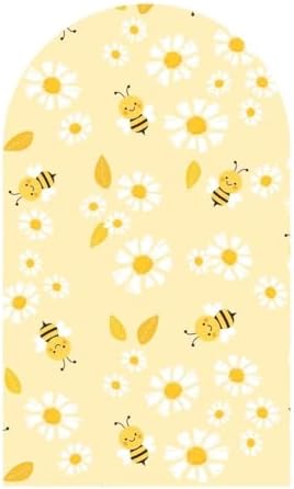 Honey Bee Arch Stretchy Fabric Covers for Birthday Party Flowers Arched Backdrop Cover Baby Shower Wedding Props(Cover Only) by Iydamc