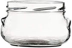 Nakpunar 12 pcs 8 oz Glass Tureen Jars with Black Lids - Image 2